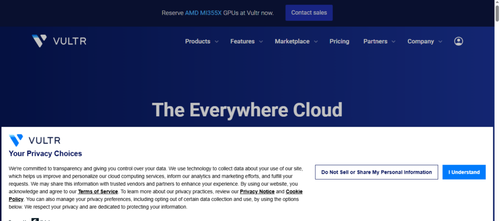Top Cloud Server- Vultr