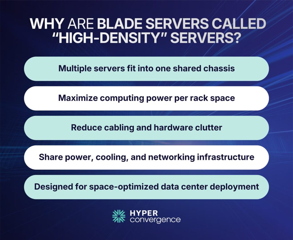 Why Are Blade Servers Called “High-Density” Servers