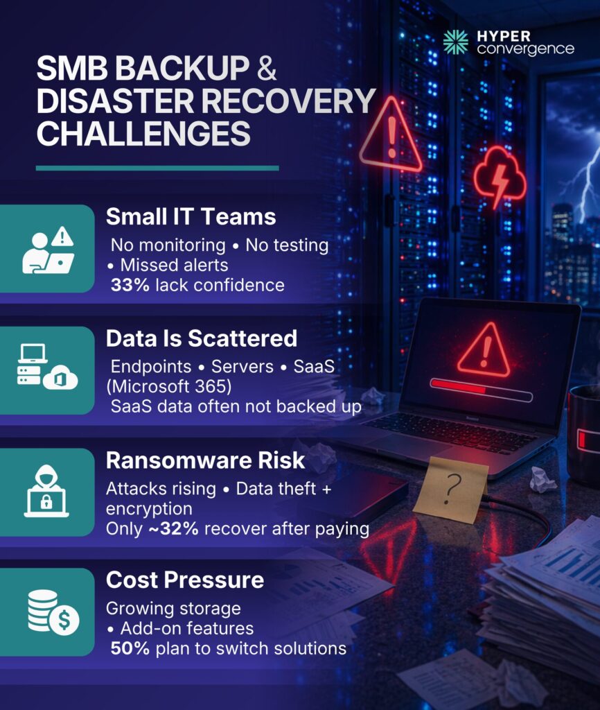 SMB Backup & Disaster Recovery Challenges